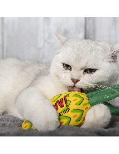 Juguete para Gatos Yeowww! Piña Catnip 17.78 cm Orgánico