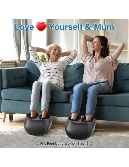 Masajeador de Pies Shiatsu WERTYI con Calor y Control Remoto Masajeador de Pies Shiatsu WERTYI con Calor y Control Remoto