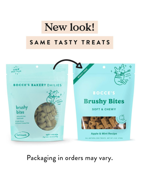 Golosinas para Perros Bocce's Bakery Brushy Bites 170g