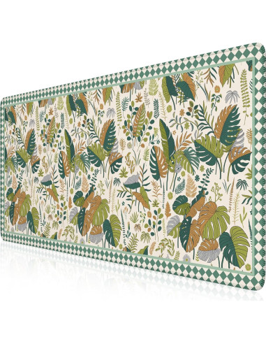 Alfombrilla de Escritorio Grande iCasso Verde 90x40 cm Antideslizante