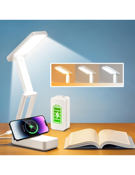 Lámpara de Escritorio Recargable Coolnight 6000mAh 3 Colores