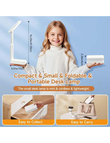 Lámpara de Escritorio Recargable Coolnight 6000mAh 3 Colores