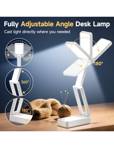 Lámpara de Escritorio Recargable Coolnight 6000mAh 3 Colores