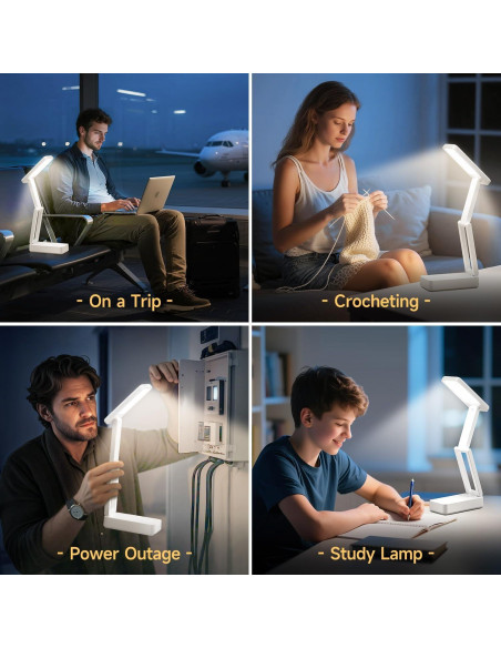 Lámpara de Escritorio Recargable Coolnight 6000mAh 3 Colores