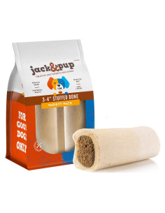 Huesos Rellenos para Perros Jack&Pup - Paquete de 3 Sabores