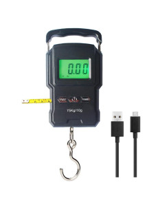 Báscula de Equipaje Digital YYGJ A27 75kg con Cinta Métrica