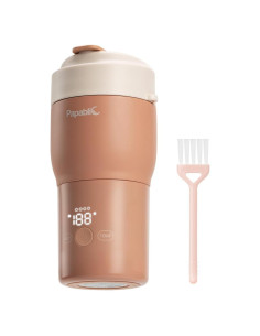 Calentador de Botellas Portátil Papablic Almendra Rosa