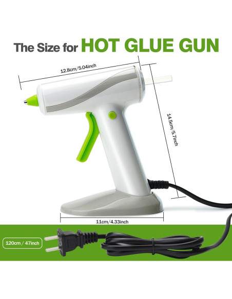 Pistola de Pegamento Caliente SUBCULTUREPICK 20W + 30 Barras