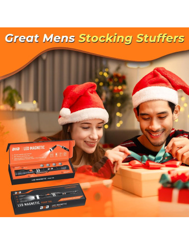 Herramienta de Recogida Magnética BIIB con Linterna LED 18.8 cm