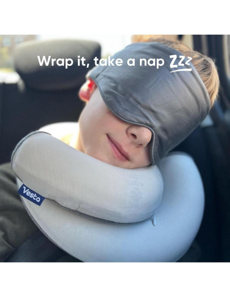 Almohada de Cuello Vesta P222 Espuma Memoria Rosa Celestial Almohada de Cuello Vesta P222 Espuma Memoria Rosa Celestial