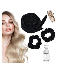 Banda Rizada Sin Calor PVBN - Conjunto 5 Piezas para Cabello