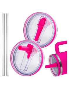 Tapa de Popote Morla para Vaso Stanley 40 oz/64 oz - Fucsia 2-Pack