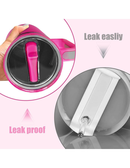 Tapa de Popote Morla para Vaso Stanley 40 oz/64 oz - Fucsia 2-Pack