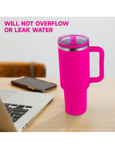 Tapa de Popote Morla para Vaso Stanley 40 oz/64 oz - Fucsia 2-Pack