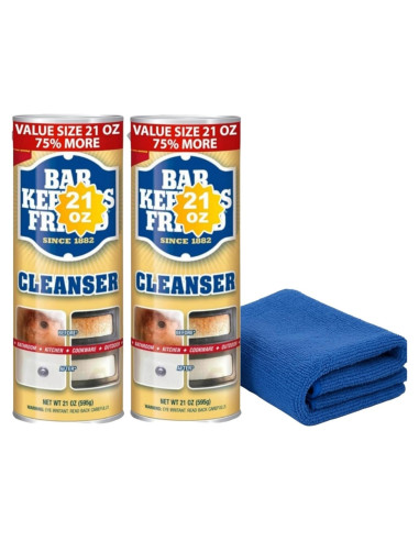 Conjunto de Limpieza MOOCHI - 2 Latas 595g Limpiador + Toalla Microfibra