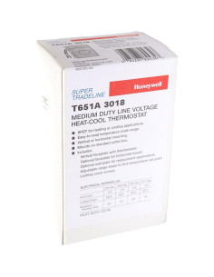 Termostato Honeywell T651A3018 Calor Frío 120V-277V 2