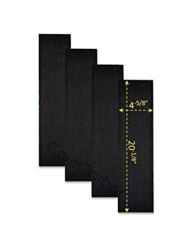 Paquete de 4 Prefiltros de Carbón Activado CoreCarbon para Honeywell HPA030