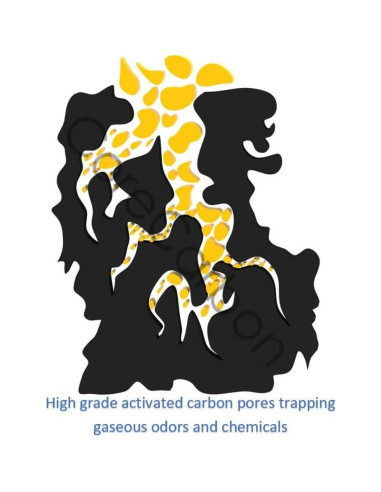 Paquete de 4 Prefiltros de Carbón Activado CoreCarbon para Honeywell HPA030