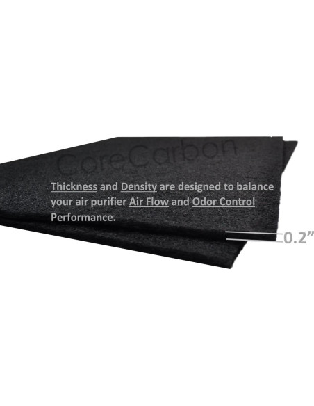 Paquete de 4 Prefiltros de Carbón Activado CoreCarbon para Honeywell HPA030