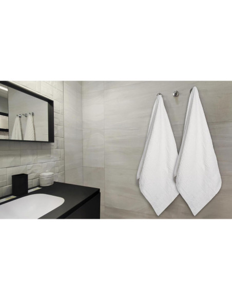 Toallas de Baño ZUPERIA 100% Algodón Paquete de 12 - 61x122 cm