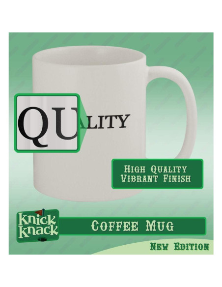 Taza de cerámica blanca 11oz Knick Knack Gifts - Duradera