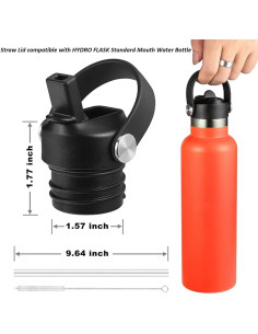 Tapa de Pajita VGHNQ para Hydro Flask Boca Estándar 18-24 oz 2