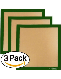 Juego de 3 Hojas de Silicona 14x14" Bright Kitchen Antiadherentes 2