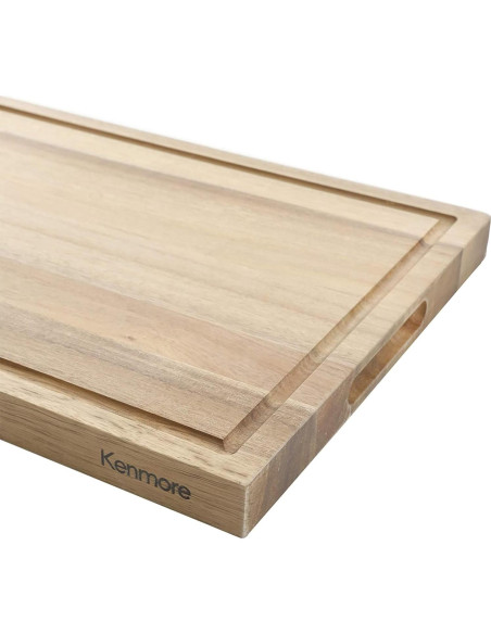 Tabla de cortar de madera Acacia Kenmore 45.72x30.48 cm