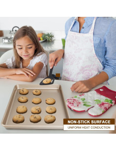 Juego de Bandejas para Hornear Deedro 3 Piezas Antiadhesivas 2