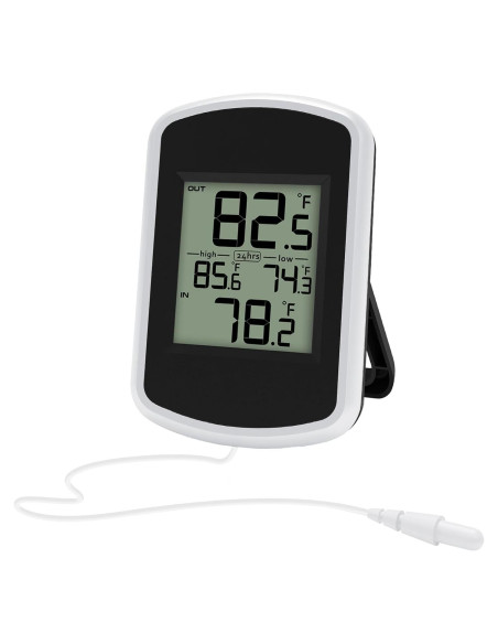 Termómetro Digital Interior Exterior AIRAIN WS0048 2m Sonda