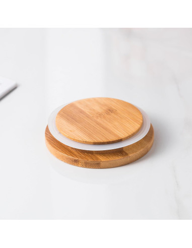 Juego de Tarros de Cerámica a Cuadros XYQXYQ - 3 Piezas Herméticos