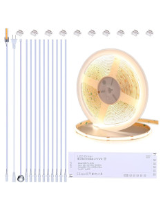 Kit de Iluminación LED COB 10m 12V ZHONG YI Luz Blanca 4000K