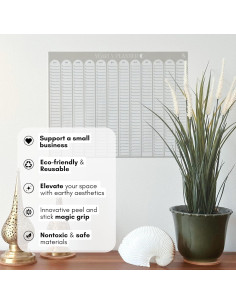 Calendario Borrable 2025 Llave de Sofía Pared 44.5x32cm 2