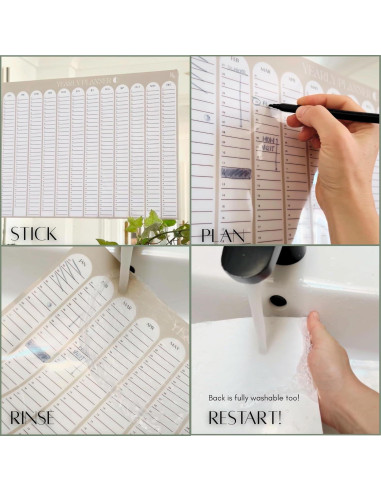 Calendario Borrable 2025 Llave de Sofía Pared 44.5x32cm