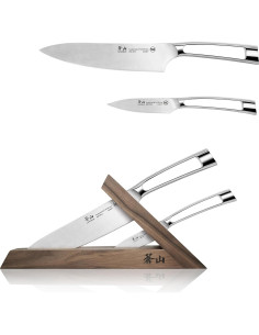 Juego de Cuchillos Forjados Cangshan TN1 3 Piezas Acero Sueco 2