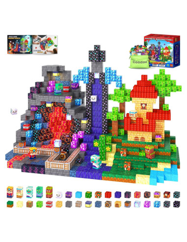 Bloques Magnéticos Coodoo 200 Piezas 2.03 cm Juguete Infantil