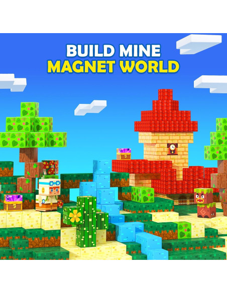 Bloques Magnéticos Coodoo 200 Piezas 2.03 cm Juguete Infantil