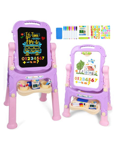 Caballete de Arte Joyooss Ajustable para Niños 3-8 Años