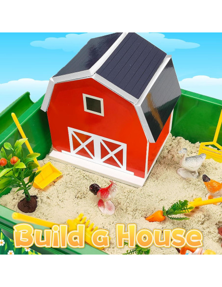 Caja Sensorial de Granja Carolart con Animales y Arena 1.21 kg