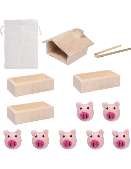 Caja Sensorial Montessori de Madera para Niños 36 meses+