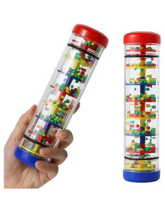 Rainmaker Musical para Bebés Musfunny 20 cm Rojo Sensorial 2