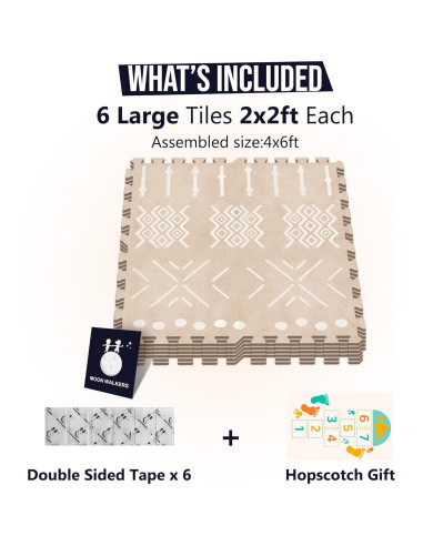 Alfombrilla de Juego Boho MOON WALKERS 1.83x1.22m No Tóxica