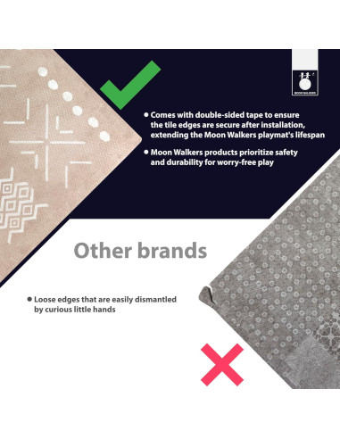 Alfombrilla de Juego Boho MOON WALKERS 1.83x1.22m No Tóxica