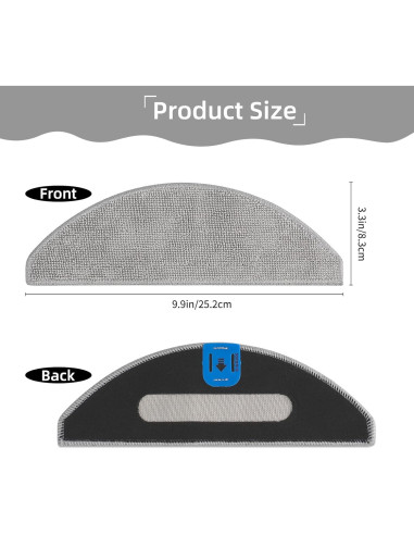 8 Almohadillas de Reemplazo Motroce para iRobot Roomba i5/j5