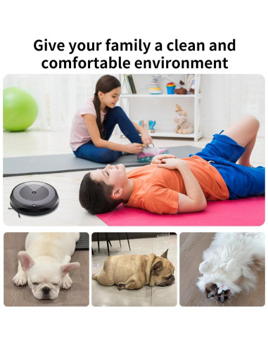 8 Almohadillas de Reemplazo Motroce para iRobot Roomba i5/j5