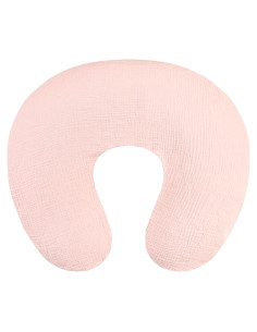 Funda de Almohada de Lactancia Jundetye Rosa Muselina 53x68 cm