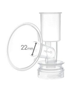 Flange de pecho Maymom 22mm para extractores Ameda - 1 pieza