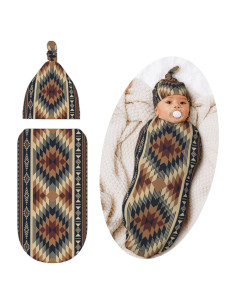 Manta de Envoltura para Bebés Jarverce Azteca 53x29 cm