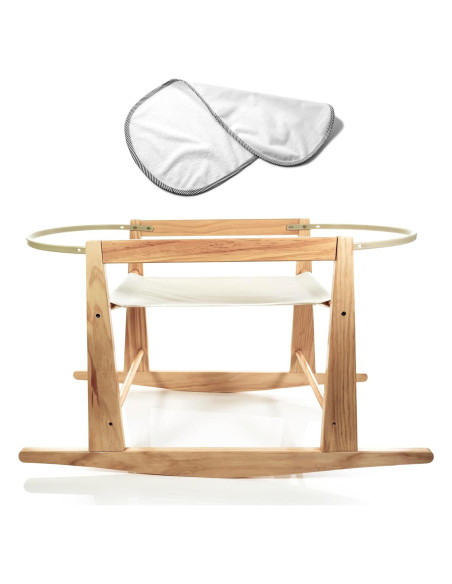 Soporte de Cesta de Moisés Mainefield Pacific - Madera Natural