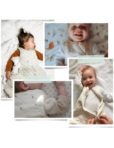 Saco de Sueño Tealbee 6-24 Meses Lunas y Estrellas 1.2 TOG